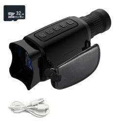 Monoculaire Vision Nocturne 16x  Caméra Infrarouge HD 200m Photo/Vidéo Batterie 2000mAh 32GB