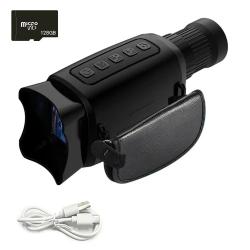 Monoculaire Vision Nocturne 16x  Caméra Infrarouge HD 200m Photo/Vidéo Batterie 2000mAh 128 GB