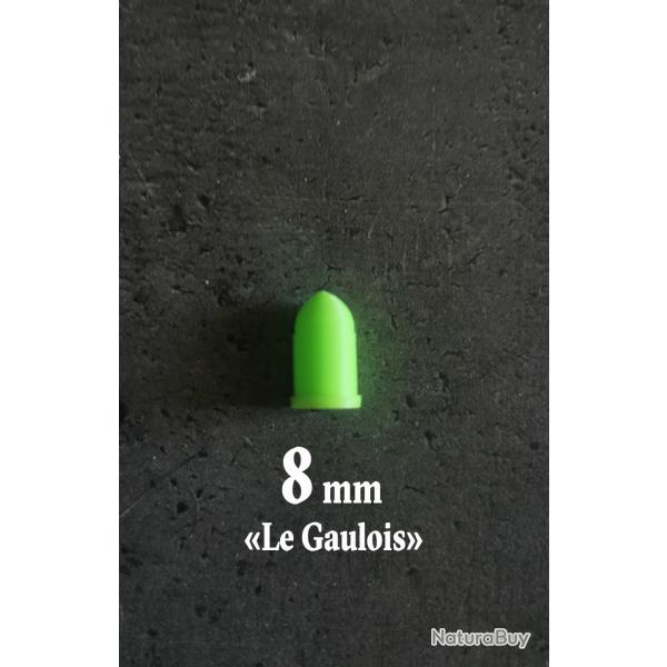 Douille Amortisseur, lot de 5 fausses Cartouche 8mm Le Gaulois et autres