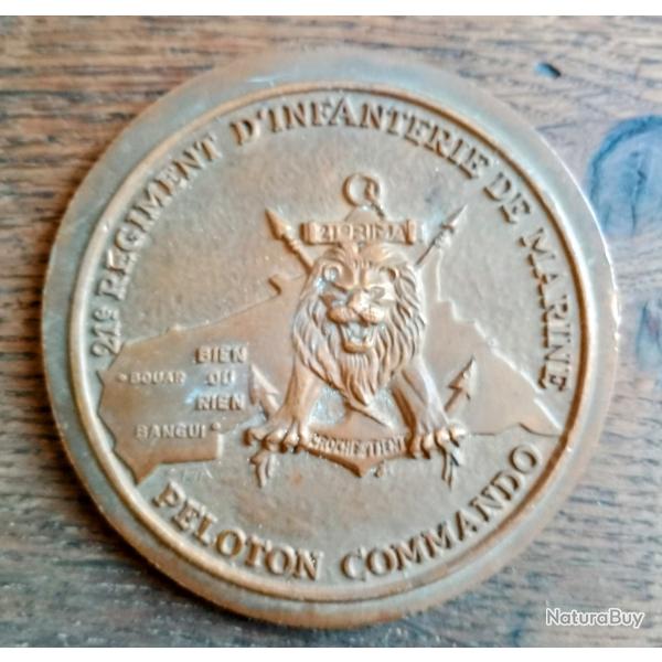 Mdaille 21e REGIMENT D'INFANTERIE DE MARINE - FRANCE - bronze