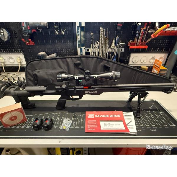 Savage B22 prcision chassis MDT comme neuf