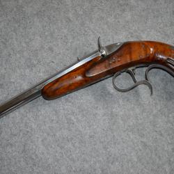Pistolet de tir de salon  6mm  Flobert XIX ème