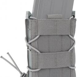 Porte-chargeur pour chargeurs AR15, AK47, FAL, M14, etc - gris - LIVRAISON GRATUITE