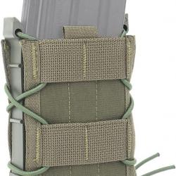 Porte-chargeur pour chargeurs AR15, AK47, FAL, M14, etc - vert - LIVRAISON GRATUITE
