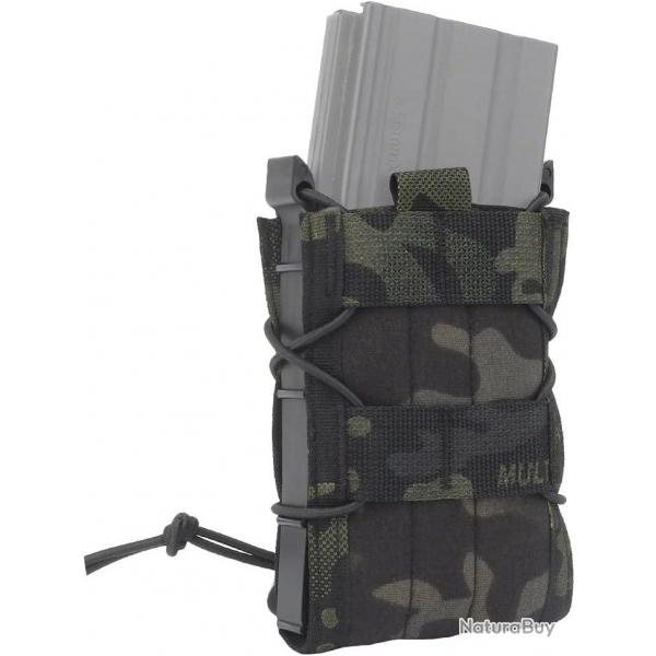 Porte-chargeur de fusils d'assaut en 5,56, 7,62, etc. - multicam noir - LIVRAISON GRATUITE