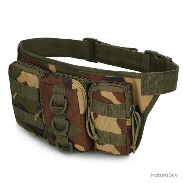 Sacoche tactique multipoches camouflage - multicam - LIVRAISON GRATUITE
