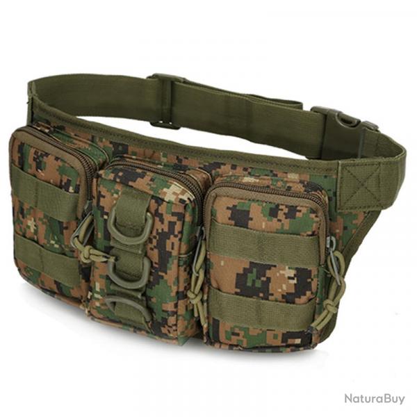 Cartouchire tactique multipoches camouflage - jungle digital - LIVRAISON GRATUITE