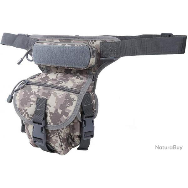 Sacoche de cuisse tactique - camouflage acu - LIVRAISON GRATUITE