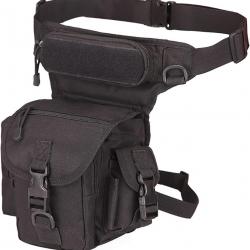 Sacoche de cuisse pour ball-trap - noir - LIVRAISON GRATUITE