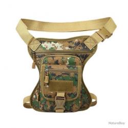 Sacoche de cuisse camouflage - jungle numérique - LIVRAISON GRATUITE