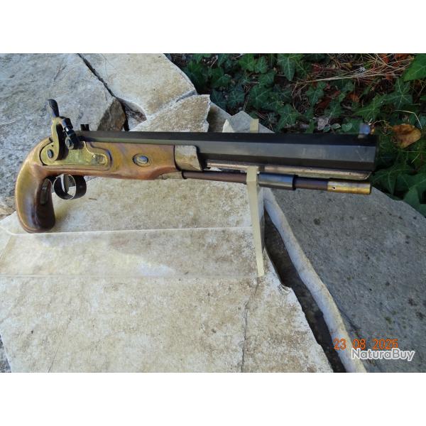 Pistolet (genre duel) Poudre Noire de David Pedersoli, Calibre 30 ,dtente rglable,Comme NEUF
