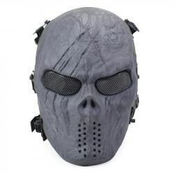 Masque intégral Phantom Python respirant - Police Black Python