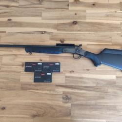 Rossi - Carabine monocoup : Pombal 222 remington + 60 munitions Sako Gamehead 55gr.