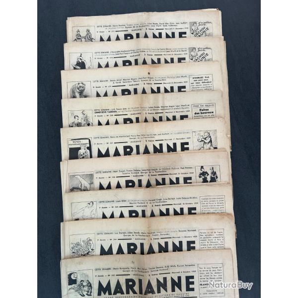 JOURNAUX MARIANNE 1939
