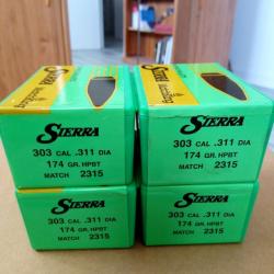450 ogives Sierra HPBT Match 174 gr calibre 311