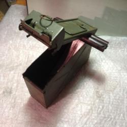 boite munitions pour mitrailleuse AA52 armée FR, 7,5 mas années 50-70
