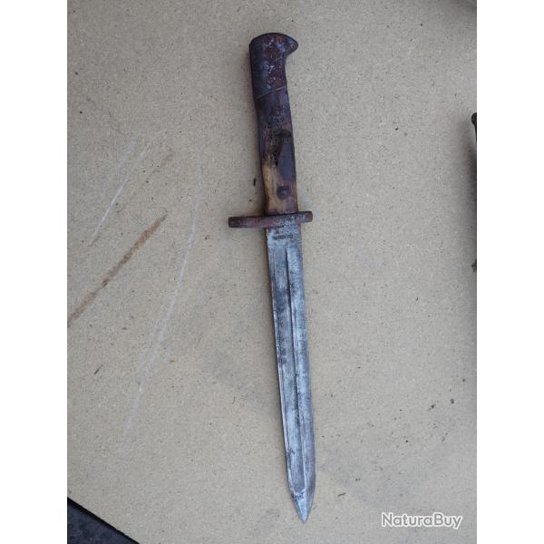 Ancienne baonnette fusil mauser 98k