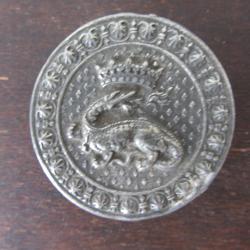 Boite en étain salamandre couronnée 1960 - Signée