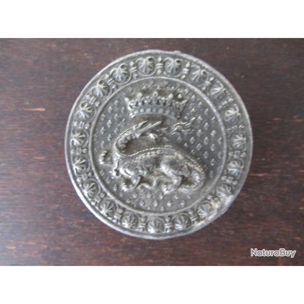 Boite en tain salamandre couronne 1960 - Signe