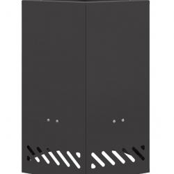 Brasero braise noir 48 x 48 x 51 cm acier laminé à froid transportable facile