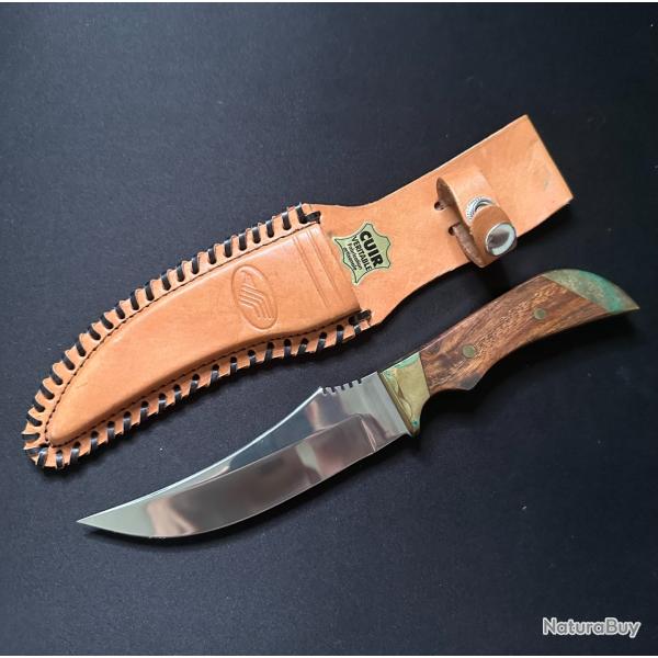 Couteau PRADEL avec tui 14cm