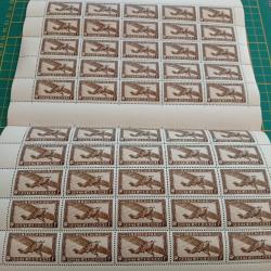 Feuille timbres complète Indochine poste aérienne numero1