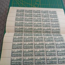 Feuille timbres complète guyane francaise numero204