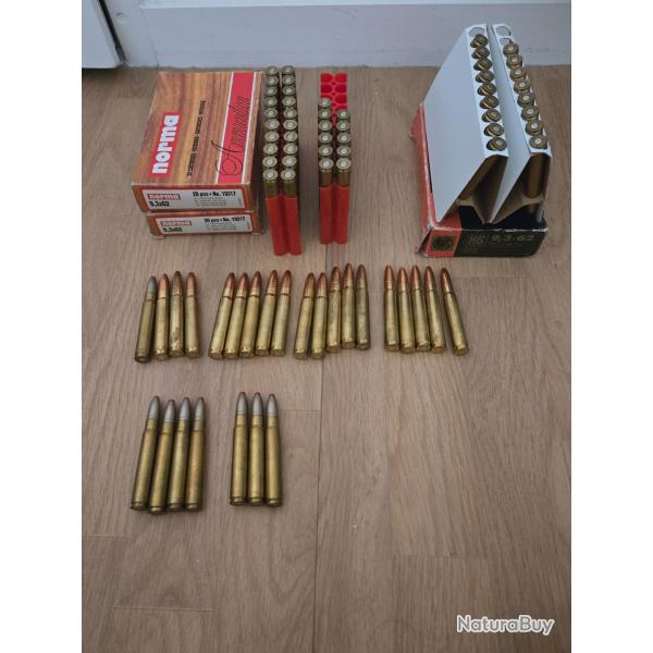 Munitions 9.3x62 norma