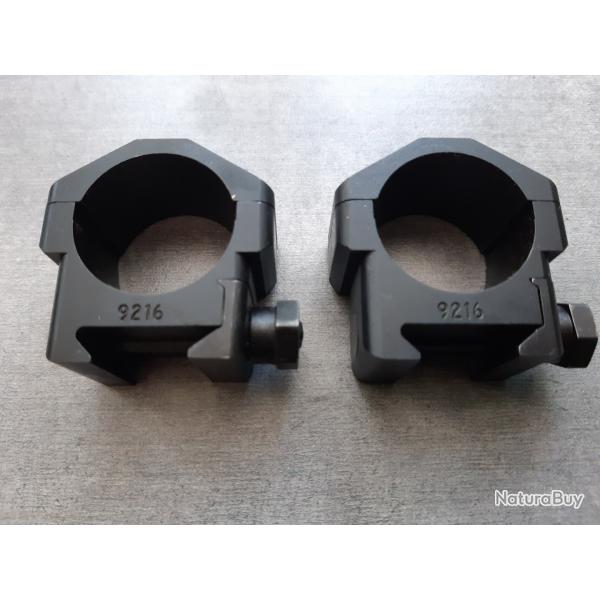 Colliers acier bas SAKO - pour lunette tube 30 mm
