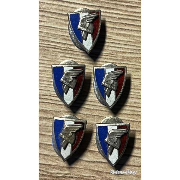 Lot de 5 insignes militaire France WW2 LVF LFC