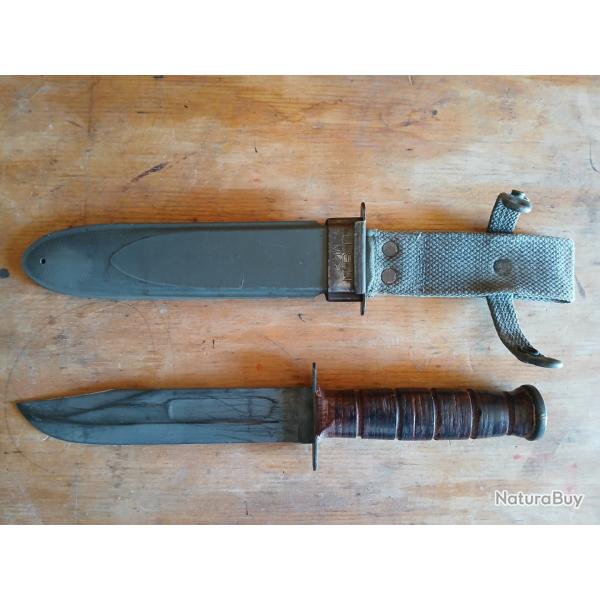 Couteau de combat KA BAR MK2 origine ww2 excellent état