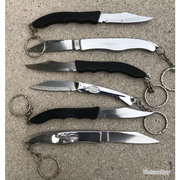 LOT DE 6 PETITS  COUTEAUX manuel
