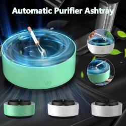 CENDRIER PURIFICATEUR AUTOMATIQUE PORTABLE MULTIFONCTION SANS FUMEE NEUF VERT