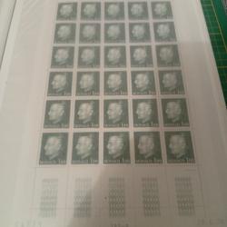 Serie complète monaco prince rainier en 6 feuilles, introuvable... Voir scans
