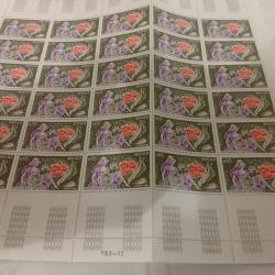 Serie complète monaco contes de Perrault en 9 feuilles, 1152 a 1160 variété. Voir scans