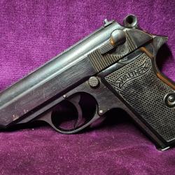 Pistolet WALTHER MOD PP, Zella-Mehlis, 1944, calibre 7,65br, Catégorie B