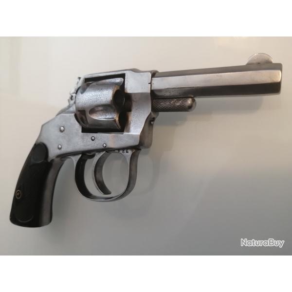 RARE REVOLVER HOPKINS & ALLEN  MARTEAU PLIANT - MODLE XL3 DA 32 SW SHORT - MCANIQUE IMPECCABLE