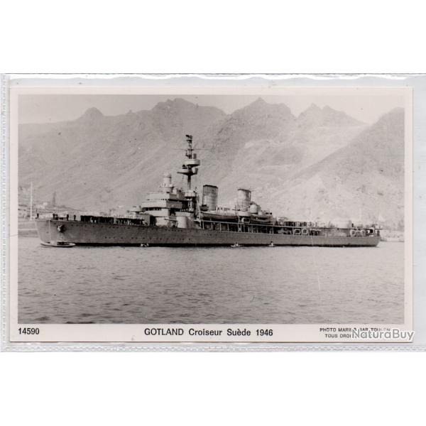 CPA - Marine de Guerre - GOTLAND CROISEUR SUEDE 1946  N1342