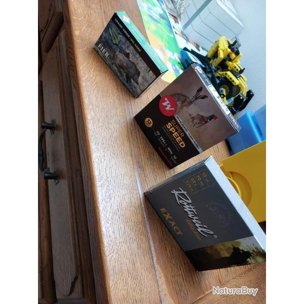 Munitions calibre 12/70
