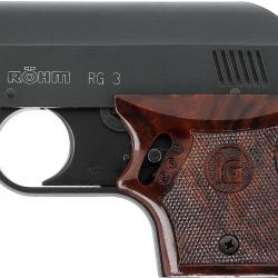 Pistolet d'alarme Röhm RG3 CAL.6MM flobert blanc 6CPS