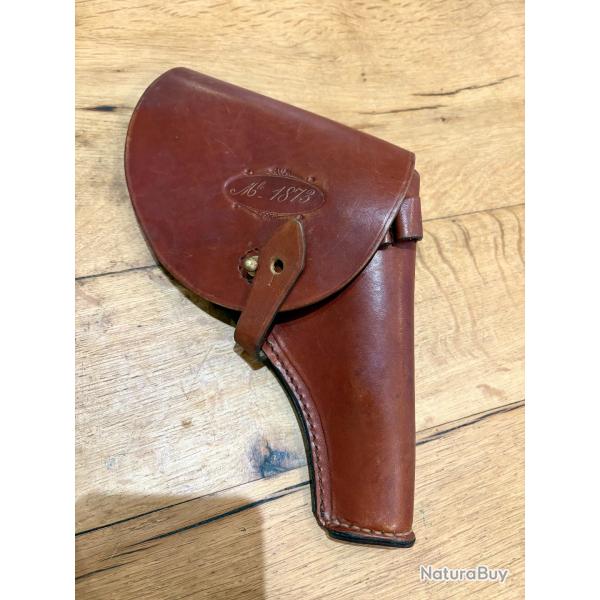 tui  cuir holster fonte pour revolver colt SAA 1873 SINGLE ACTION ARMY 73 45 LONG COLT