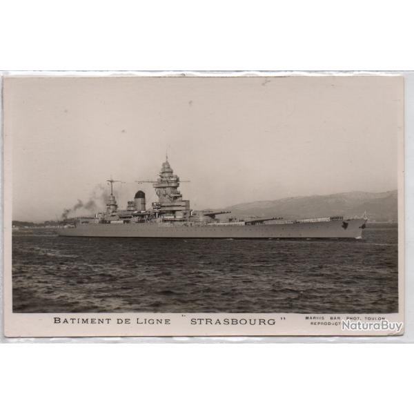 CPA - Marine de Guerre - BTIMENT DE LIGNE " STRASBOURG " N1362