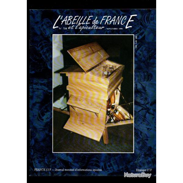 l'abeille de france et l'apiculteur lot de 11 revues de 1990, 745,  752,  753, 754, 755