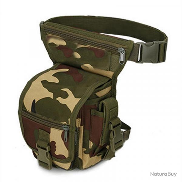 Sac de cuisse multi-poches 4l - jungle - LIVRAISON GRATUITE