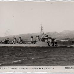 CPA - Marine de Guerre - CONTRE - TORPILLEUR  " KERSAINT " N°1369