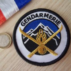 écusson militaire gendarmerie nationale de montagne - groupement d'Annecy