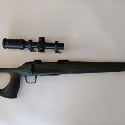 CZ 600 Ergo synthétique vert calibre 308 win avec lunette Leica FORTIS 6 1-6x24