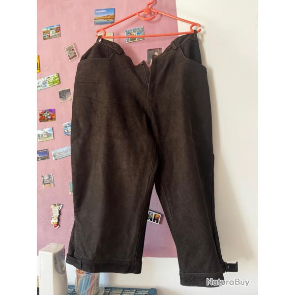Pantacourt cuir