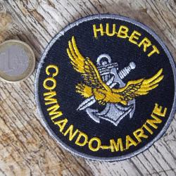écusson commando marine Hubert insigne tissu militaire