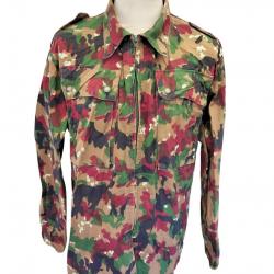 Veste M-85Armée Suisse Camouflage Alpenflag- Taille XL uniquement
